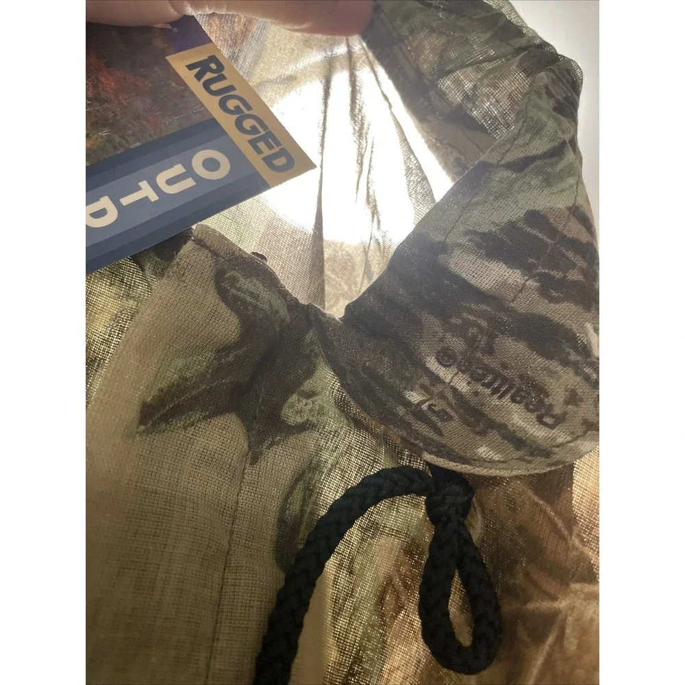 Realtree Liberty Camo Hunter Large Jacket Zip Lightweight Mesh NWT USA Men's